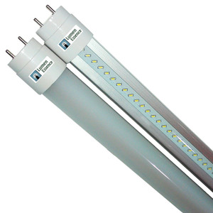 6 Foot LED T8 Tube Fluorescent Replacement. replacement light bulb fits existing fixtures, uses half the energy as a florescent. 3,300 lumens and 6,000 Kelvin's of white light. 50,000 hour lifespan. Brand: Lumen Essence. Compare To 75 Watt, T8 Fluorescent, Cover Clear, Length 6 Feet, Color KelvinTemperature 6,000K, Diameter 1.0 Inches, Wattage 28 Watts, Volts 100-277V AC, Rotatable End Cap, Light Source SMD LED, Lumens 3,300,  Non-Dimmable.