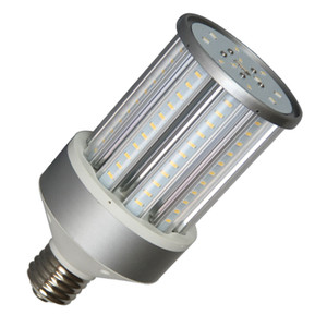 120 Watt HID Replacement LED Corn Bulb, Using Only 40 Watts, 5,500 Lumens, IP64, UL Listed, 5 Year Warranty, Approved for Totally Enclosed Fixtures.
This 40 watt 5,500 lumen commercial LED bulb is the perfect retrofit for 120 watt HID bulbs in totally enclosed fixtures. Bulb has a 360 degree beam angle which is ideal for lighting commercial and industrial spaces such as warehouses, storage rooms, factories, supermarkets and shopping malls. A very high lumen, high power bulb that is quite energy efficient.

Eight times as efficient as incandescent bulbs, and five times as efficient as metal halide and high pressure sodium lamps. Bulb is twice as efficient as compact fluorescent. No moving parts. No active cooling fan. Equipped with internal driver for single component installation.

5,000K Kelvin. We back our quality with an industry leading 5 year warranty. Take advantage of our no risk 30 return policy.

NOTE: When retrofitting LED to HID fixture, ballast must be bypassed or removed when present. Eliminating the ballast saves additional costs related to maintenance, energy consumption, and performance. Additionally, bypassing your ballast will ensure no RFI interference or audible buzz is generated.

Product Technical Data:

SKU: GS-CE40-40EF-CB-770
Ref: 770
Brand: Global
Wattage: 40 Watts
Replaces: 120 Watt HID
Lumens: 5,500
Kelvin: 5000K
Volts: 100-277V AC
480 Option: No
Diameter: 4.13 Inches
Length: 10.2 Inches
Base: E26 Medium or E39 Mogul
Light Source: Samsung
LED Type: 5730 LED
IP: 64
CRI: 80
Beam Angle: 360 Degrees
Dimmable: No
Driver: Interna
UL Listed: Yes
Life Time: 50,000 Hours
Warranty: 5 Years