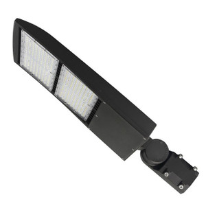 300 Watt LED Shoebox, Duplicates 1000 Watt HID, 39,000 Lumens, UL Listed, 10 Year Warranty, Multiple Mount Options.

Replaces 1,000 Watt HID Fixtures. The 300 watt 39,000 lumen LED shoebox is the perfect retrofit for a 1,000 watt HID fixture. Enables reduced glare and efficient production and security light levels. We back our quality with an industry leading 10 year warranty.

At 5000K, this LED shoebox has a 130 lumens per watt and Type lll beam angle which is specifically designed for directly replacing HID shoe box fixtures; Enabling significant energy saving and providing fantastic illuminative solutions to plants, shopping centers, supermarkets, and warehouses with high uniformity and excellent vertical light distribution.
Note: 480 Volt AC Option Available (Lead Time May Apply).
