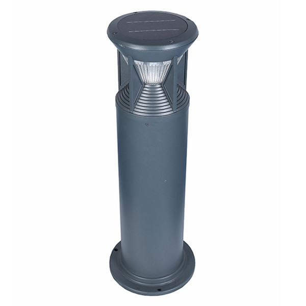 LED Solar Powered High Tech Bollard Fixture, Comparable to 30 Watt Halogen, 5 Year Warranty.

Decorative high tech LED solar powered bollard fixture is ideal for residential and commercial pathway applications. The solar bollard fixture will duplicate a 30 Watt Halogen output drawing only 1.8 watts. With full illuminating all night the LED solar bollard provides safety and security to pathway, park, waterway, courtyard, road, area, gate, patio, yard, deck, campus, fence and school lighting.

Easy fast installation requiring no wiring, cabling or trenching. Integrated solar panel for a single component install. LED solar powered bollard offers minimal ongoing costs with no electrical bills or bulbs to change. Solar offers advantage of not susceptible to power outages. 

Environmentally friendly providing visibly green statement without recurring carbon emissions. Long term trouble free performance. Product uses grade A 9V/3.5W mono-crystalline solar cell to gain maximum solar energy. High efficiency solar panel can ensure fast charging. High quality deep cycle 6.4V.4.5AH LiFeP04 lithium battery with over 2,000 lifecycles inside. Die cast 6063 aluminum light case construction and polycarbonate spray painting process for anti-corrosion and antioxidant.

When fully charged the bollard has 23 working hours. Product features an automatic wake up function light control. We back our quality with an industry leading 5 year warranty. 

SKU GS-SBL-1018, Reference 1018, Brand LSS, 200 Lumens, 5000 Kelvin, Height 30 Inches, Diameter 8.3 Inches, Weight 10 Lbs., Epistar high output SMD, IP65 Rating, 120 Degree Beam Angle, 50,000 Hours Estimated Life.