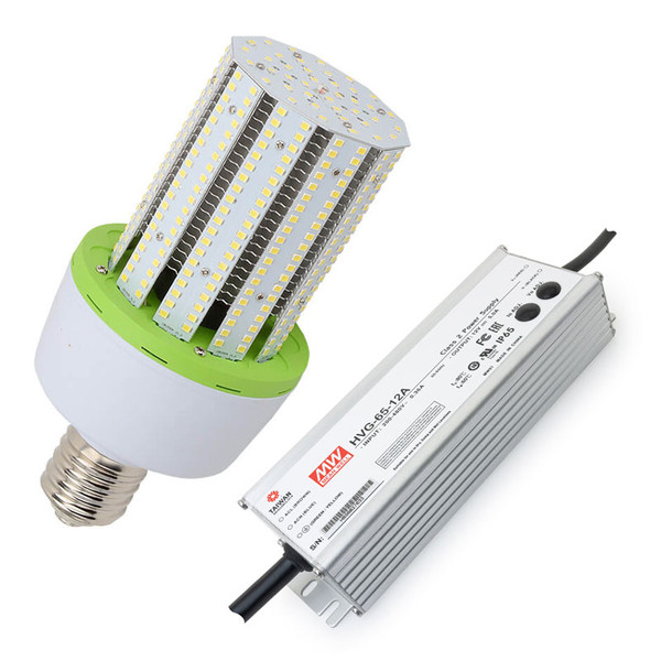 50 Watt LED Corn Bulb, Replaces 225 Watt HID, 6,250 Lumens, External