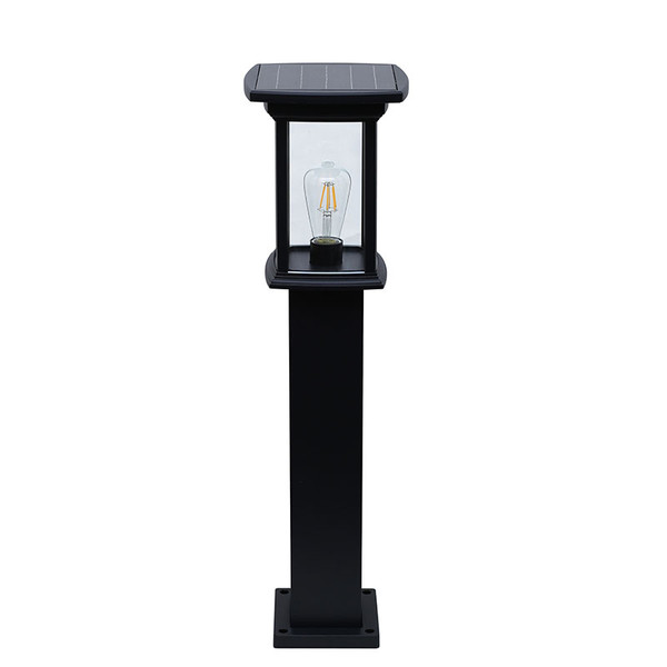 LED Solar Powered High Tech Bollard Fixture, 330 Lumens, Comparable to 50 Watt Halogen, 5 Year Warranty.

Decorative high tech LED solar powered bollard fixture is ideal for residential and commercial pathway applications. The solar bollard fixture will duplicate a 50 Watt Halogen output drawing only 4.5 watts. With full illuminating all night the LED solar bollard provides safety and security to pathway, park, waterway, courtyard, road, area, gate, patio, yard, deck, campus, fence and school lighting. Easy fast installation requiring no wiring, cabling or trenching. Integrated grade A mono-crystalline solar panel for fast charging and a single component install.

LED solar powered bollard offers minimal ongoing costs with no electrical bills or bulbs to change. Solar offers advantage of not susceptible to power outages. Environmentally friendly providing visibly green statement without recurring carbon emissions. Long term trouble free performance. Product uses grade A 9V/4.5W mono-crystalline solar cell to gain maximum solar energy. High efficiency solar panel can ensure fast charging. High quality deep cycle 6.4V.6AH LiFePO4 lithium battery with over 2,000 lifecycles inside. Die cast 6063 aluminum light case construction and polycarbonate spray painting process for anti-corrosion and antioxidant.

At fully charged the bollard has 23 working hours. Product features an automatic wake up function light control. We back our quality with an industry leading 5 year warranty.

SKU GS-SBL-1098, Reference 1098, Brand LSS, 330 Lumens, 4000 Kelvin, Height 31.6 Inches, Diameter 8.5 Inches, Weight 9.5 Lbs., Epistar high output SMD, IP65 Rating, 120 Degree Beam Angle, 50,000 Hours Estimated Life.