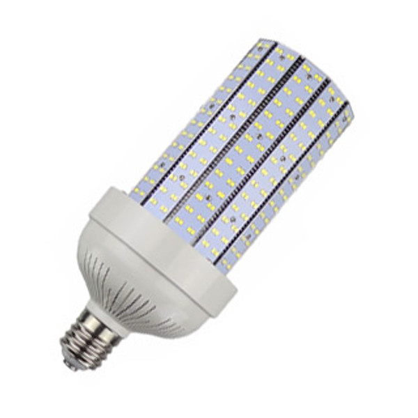 500 Watt HID Retrofit LED Corn Bulb, Using Only 120 Watts, 22,500 Lumens, DLC Listed, 10 Year Warranty, 480V Option.
Not suitable for totally enclosed fixtures. Our best selling 120 watt commercial LED corn bulb. At 22,500 lumens, the bulb offers fantastic illumination. Bulb is a perfect 75% energy saving retrofit for 500 watt metal halide and high pressure sodium lamps. True commercial grade quality. Latest LED technology delivering 150 lumens per watt. We have sold thousands of these bulbs over 8 years with virtually no failures. This bulb is about as bullet proof of a bulb as you can get. Poly-carbonate covered LED's for dust proof and moisture proof application.
5000, 5700 kelvin is standard, 3000 or 4000 kelvin is available as special order with no additional cost. 360 degree beam angle which is ideal for lighting commercial and industrial spaces such as warehouses, storage rooms, factories, supermarkets, car dealerships shopping malls. Great bulb for high bay fixtures, shoe box fixtures and post top fixtures. Best suited for open bottom or good airflow style fixtures. Poly-carbonate covered LED’s for dust and moisture resistance. Universal 100-277V AC or 480V AC option.
We back our quality with an Industry leading 10 Year warranty. This high lumen, high power bulb is very energy efficient: Eight times as efficient as incandescent bulbs, five times as efficient as metal halide and high pressure sodium lamps. Twice as efficient as compact fluorescent bulbs. The bulb is equipped with an internal driver, Internal cooling fan and is ETL listed for safety and reliability. DLC certified for potential utility company maximum rebates.Take advantage of our 30 day no risk return policy.
NOTE: When retrofitting LED to HID fixtures, the ballast must be bypassed or removed when present. Eliminating the ballast saves additional costs related to maintenance, energy consumption and performance. Additionally, bypassing the ballast will insure no RFI interference or audible buzz occurs. Reduces energy consumption in excess of 70% with higher lumen's per wattage. 500 Watt HID Retrofit LED Corn Bulb, Using Only 120 Watts, 22,500 Lumens, DLC Listed, 10 Year Warranty, 480V Option.
Not suitable for totally enclosed fixtures. Our best selling 120 watt commercial LED corn bulb. At 22,500 lumens, the bulb offers fantastic illumination. Bulb is a perfect 75% energy saving retrofit for 500 watt metal halide and high pressure sodium lamps. True commercial grade quality. Latest LED technology delivering 150 lumens per watt. We have sold thousands of these bulbs over 8 years with virtually no failures. This bulb is about as bullet proof of a bulb as you can get. Poly-carbonate covered LED's for dust proof and moisture proof application.
5000, 5700 kelvin is standard, 3000 or 4000 kelvin is available as special order with no additional cost. 360 degree beam angle which is ideal for lighting commercial and industrial spaces such as warehouses, storage rooms, factories, supermarkets, car dealerships shopping malls. Great bulb for high bay fixtures, shoe box fixtures and post top fixtures. Best suited for open bottom or good airflow style fixtures. Poly-carbonate covered LED’s for dust and moisture resistance. Universal 100-277V AC or 480V AC option.
We back our quality with an Industry leading 10 Year warranty. This high lumen, high power bulb is very energy efficient: Eight times as efficient as incandescent bulbs, five times as efficient as metal halide and high pressure sodium lamps. Twice as efficient as compact fluorescent bulbs. The bulb is equipped with an internal driver, Internal cooling fan and is ETL listed for safety and reliability. DLC certified for potential utility company maximum rebates.Take advantage of our 30 day no risk return policy.
NOTE: When retrofitting LED to HID fixtures, the ballast must be bypassed or removed when present. Eliminating the ballast saves additional costs related to maintenance, energy consumption and performance. Additionally, bypassing the ballast will insure no RFI interference or audible buzz occurs. Reduces energy consumption in excess of 70% with higher lumen's per wattage.