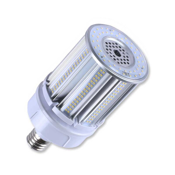 250 Watt HID Retrofit LED Corn Bulb, Using Only 80 Watts, 11,600 Lumen, DLC Listed, 10 Year Warranty, 480 Volt Option.
Suitable for totally enclosed fixtures. Fanless operation, IP64. 80 Watts, 11,600 lumen commercial LED corn bulb that is the perfect 250 watt replacement for expensive, energy inefficient metal halide, incandescent and compact fluorescent bulbs. Options of 4000, 5000, 5700 kelvin. This bulb has a 360 degree beam angle which is ideal for lighting commercial and industrial spaces such as warehouses, schools, hotels, storage rooms, factories, supermarkets and shopping malls.
A very high power bulb that is very energy efficient. Eight times as efficient as incandescent bulbs, five times as efficient as metal halide bulbs. Bulb is twice as efficient as compact fluorescent. Ballast of be removed or bypassed.
Great choice for not only enclosed fixtures, but also those areas that may have high particulate or moisture. We back our quality with an industry leading 10 year warranty. Take advantage of our no risk 30 day return policy. 250 Watt HID Retrofit LED Corn Bulb, Using Only 80 Watts, 11,600 Lumen, DLC Listed, 10 Year Warranty, 480 Volt Option.
Suitable for totally enclosed fixtures. Fanless operation, IP64. 80 Watts, 11,600 lumen commercial LED corn bulb that is the perfect 250 watt replacement for expensive, energy inefficient metal halide, incandescent and compact fluorescent bulbs. Options of 4000, 5000, 5700 kelvin. This bulb has a 360 degree beam angle which is ideal for lighting commercial and industrial spaces such as warehouses, schools, hotels, storage rooms, factories, supermarkets and shopping malls.
A very high power bulb that is very energy efficient. Eight times as efficient as incandescent bulbs, five times as efficient as metal halide bulbs. Bulb is twice as efficient as compact fluorescent. Ballast of be removed or bypassed.
Great choice for not only enclosed fixtures, but also those areas that may have high particulate or moisture. We back our quality with an industry leading 10 year warranty. Take advantage of our no risk 30 day return policy.