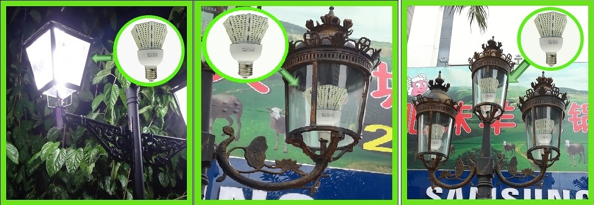 40 Watt LED HID Retrofit Corn Bulb Reverse Pyramid Shape