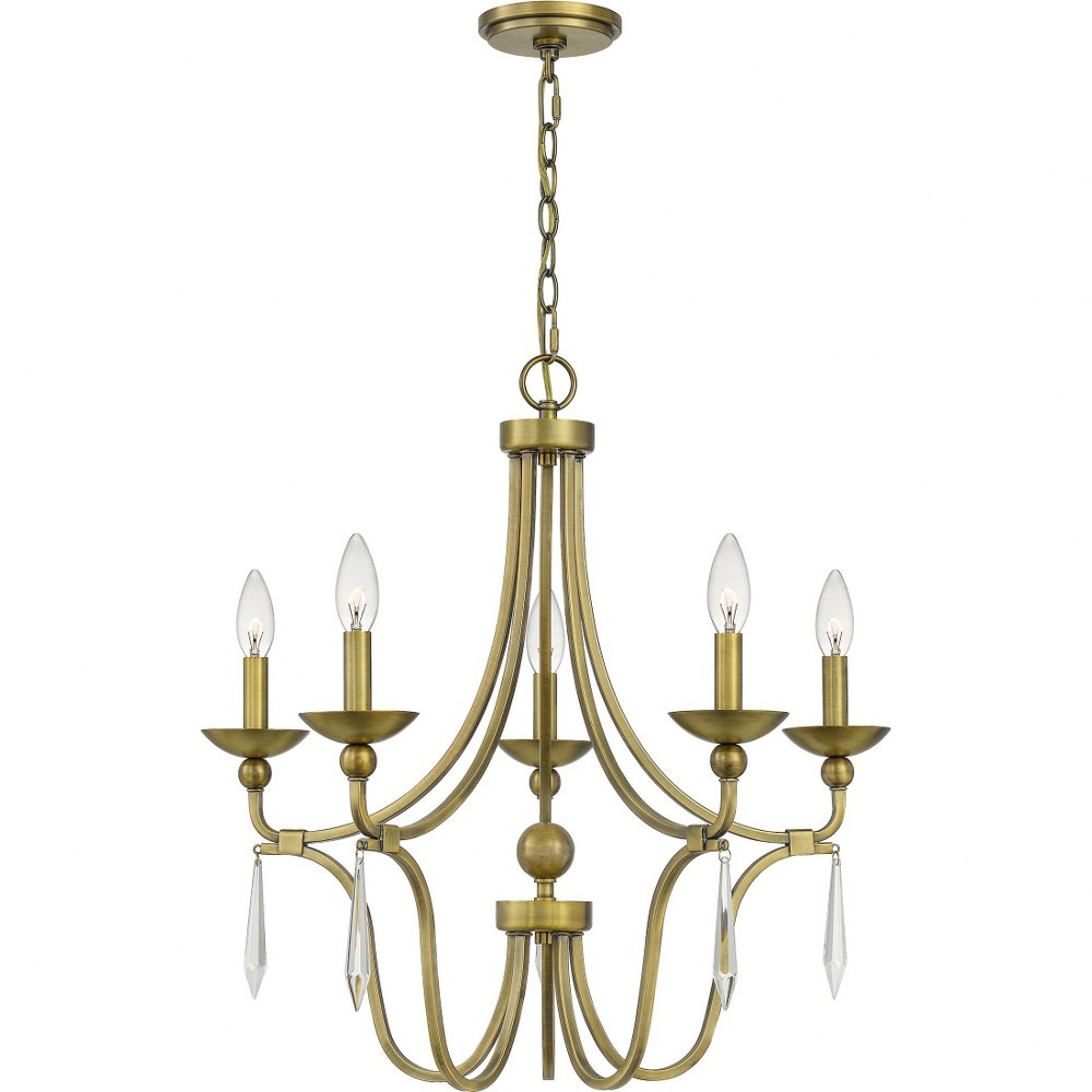 Joules 5 Light Medium Chandelier by Quoizel - JOU5025