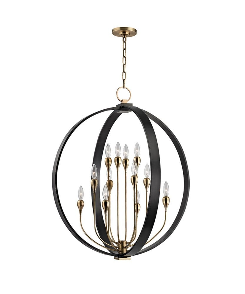 Dresden 12 Light Large 2 Tier Chandelier by Hudson Valley - 6730