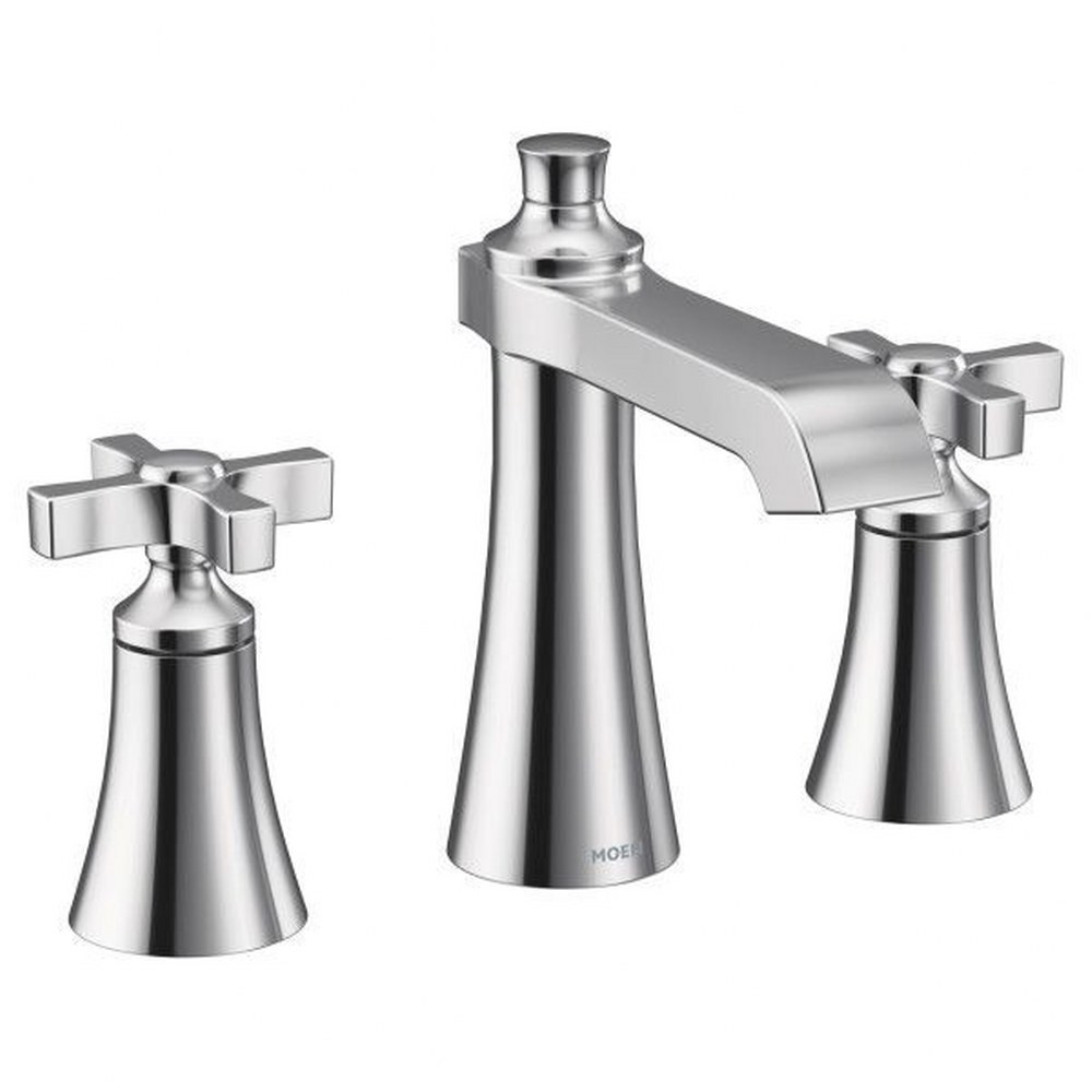 Flara Two Handle Bathroom Faucet Multiple Finishes TS6985 by Moen - TS6985
