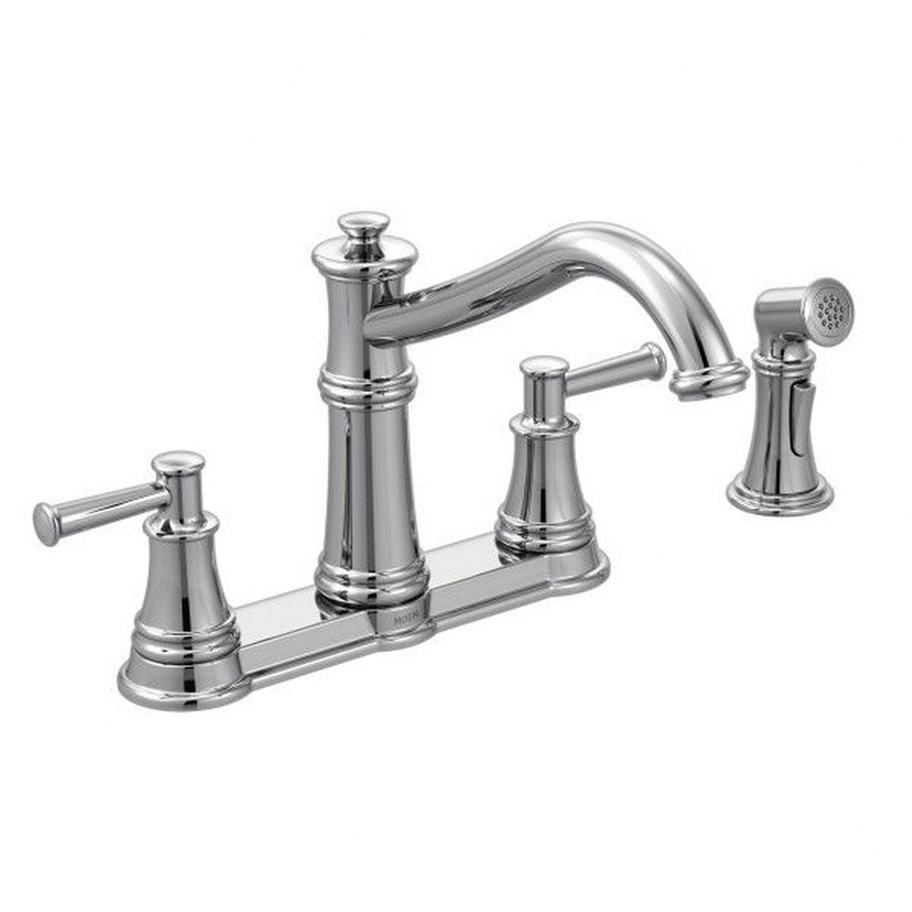 Belfield Two Handle Kitchen Faucet Multiple Finishes 7255 by Moen - 7255