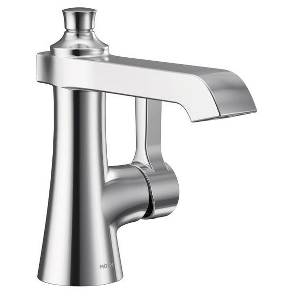 Flara One Handle Bathroom Faucet Multiple Finishes by Moen - S6981