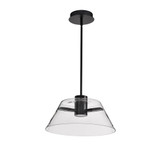 Edmond 18W LED Pendant 8.88 Inches Tall and 17 Inches Wide by Nuvo - 62/20-17