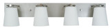 Mercer 4 Light Vanity Light by Framburg - 4854 SP/PN/CS
