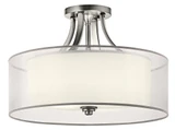 Lacey 4 Light 20 Inch Wide Semi Flush Mount by Kichler - 42387