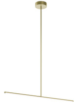 Elizabeth 24W 1 LED Pendant 2 Inch Tall and 42 Inch Wide by Afx - ELZP42LAJD4