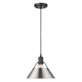 Orwell 1 Light Small Pendant 10 Inch Length by Golden - 3306-M