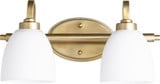 Reyes 2 Light Vanity Light by Quorum - 5060-2