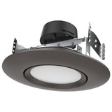 10.5W CCT LED Direct Wire Gimbaled Retrofit 7.4 Inches Wide by Satco - S11857
