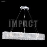 Contemporary 6 Light Mini Chandelier by James Moder - 40586S006CP