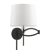 1 Light Swing Arm Wall Sconce 15 Inch Tall by Livex - 40044