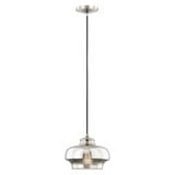 Art Glass 1 Light Small Pendant 9.25 Inch Wide by Livex - 40607