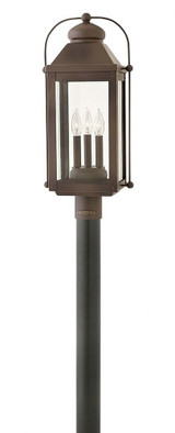 Anchorage 3 Light Outdoor Post Top or Pier Mount 11 x 24.25 In by Hinkley  - 1851