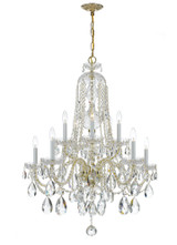 Traditional Crystal 10 Light Large Chandelier by Crystorama - 1110