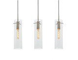 Vista 3 Light Pendant 17 Inch Tall and 36 Inch Wide by AFX - VSAP05MBLNR3