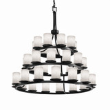 Clouds Dakota 36 Light Oversized 3 Tier Chandelier by Justice Design - CLD-8712-10
