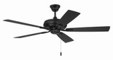 Eos 5 Blade Ceiling Fan 14.25 Inches Tall and 52 Inches Wide by Craftmade - ECF52