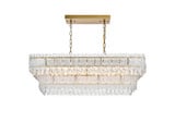 Emilia 6 Light Chandelier 12.5 Inch Tall and 14 Inch Wide by Elegant - 1780G37
