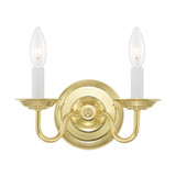 Williamsburgh 2 Light Wall Sconce 10 Inch Wide by Livex - 5018