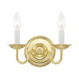 Williamsburgh 2 Light Wall Sconce 10 Inch Wide by Livex - 5018