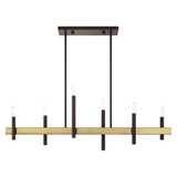 Denmark 6 Light Mini Chandelier by Livex - 49336