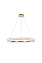 Laurel 40W 1 LED Light Oversized Pendant by Elegant - 3506D34