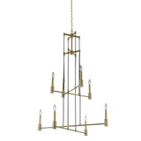 Kingston 8 Light Large 2 Tier Foyer Chandelier by Kalco - 509851