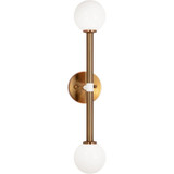 Stellar 2 Light Wall Sconce 24 Inch Tall by Matteo - W75322