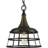 Bastille 1 Light Medium Pendant by Progress - P500236