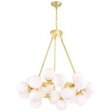 Arya 25 LED Light Medium Chandelier by CWI - 1020P26-25