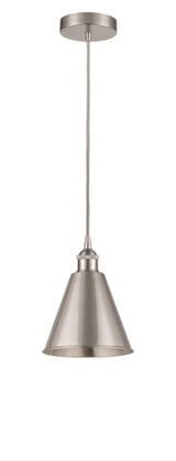 Edison Cone 1 Light Small Pendant by Innovations - 616-1P-MBC-8
