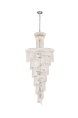 Spiral 28 Light Large Chandelier by Elegant - V1800R30
