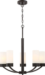 Denver 5 Light Medium Chandelier by Nuvo - 60-625D