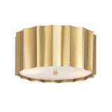 Allegra 2 Light Flush Mount 6 Inch Tall and 12 Inch Wide by Maxim - 39130