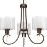Invite 3 Light Medium Chandelier by Progress - P4695