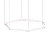 Ola 72W 6 LED Pendant 7.5 Inch Tall and 54 Inch Wide by Sonneman - 22QRR01120PHA