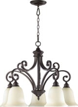 Bryant 5 Light Large Pendant by Quorum - 6354-5
