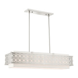 Calinda 6 Light Glam Linear Chandelier by Livex - 49868