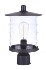 Canon 1 Light Outdoor Post Mount 14.13 Inch Tall X 9 Inch Wide by Craftmade - ZA3625