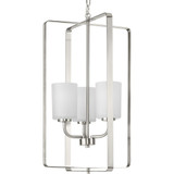 League 3 Light Small Foyer Chandelier by Progress - P500342