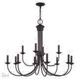 Estate 12 Light Oversized Chandelier by Livex - 42680