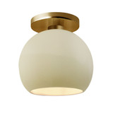 Radiance 10W 1 LED Medium Globe Semi Flush Mount by Justice Design - CER-6353-LED1